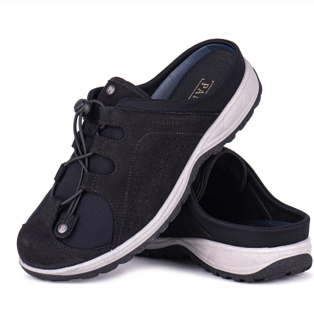 Pandered Clog, Black, sz 8